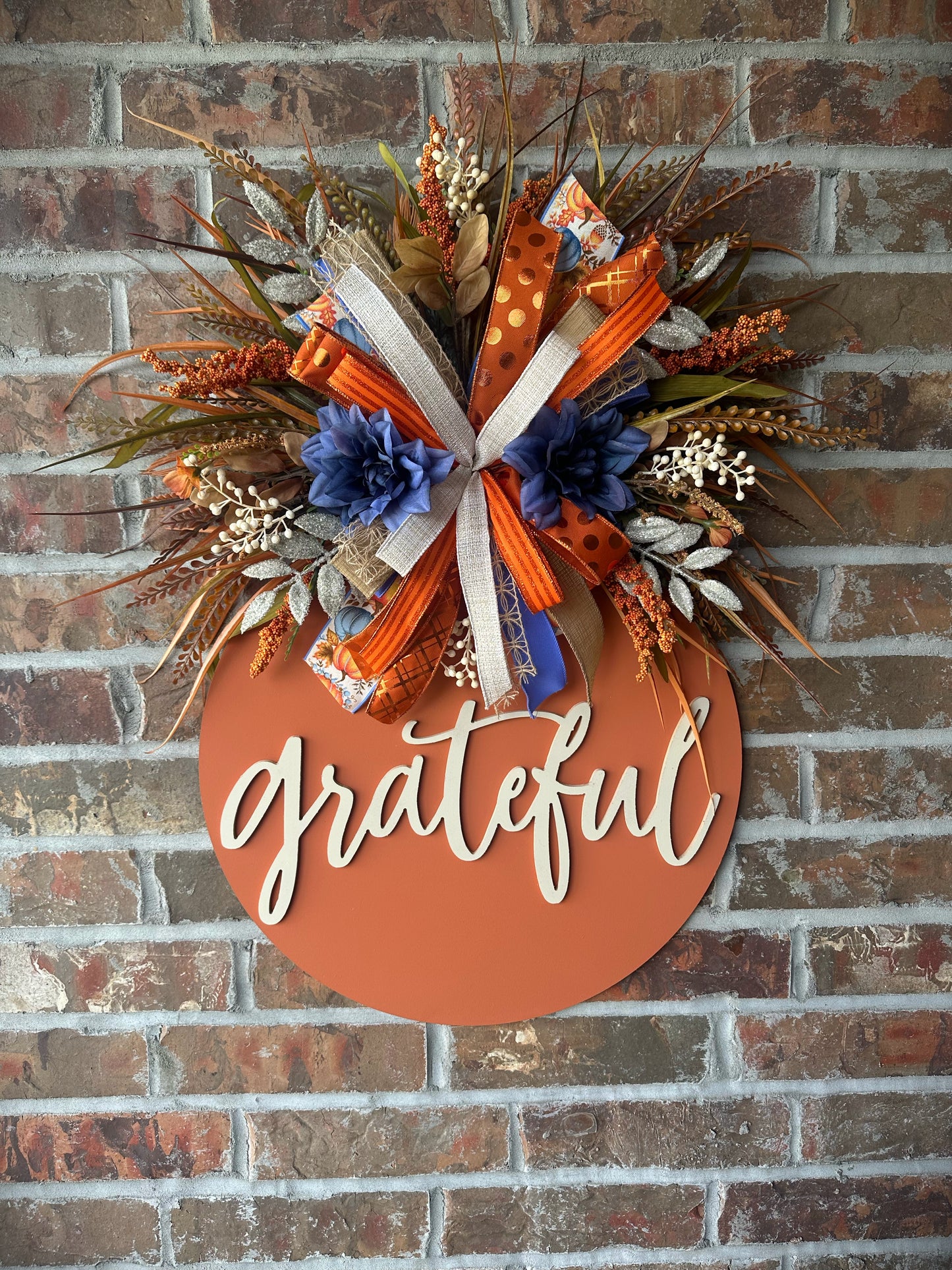 Grateful Harvest Fall Door Hanger