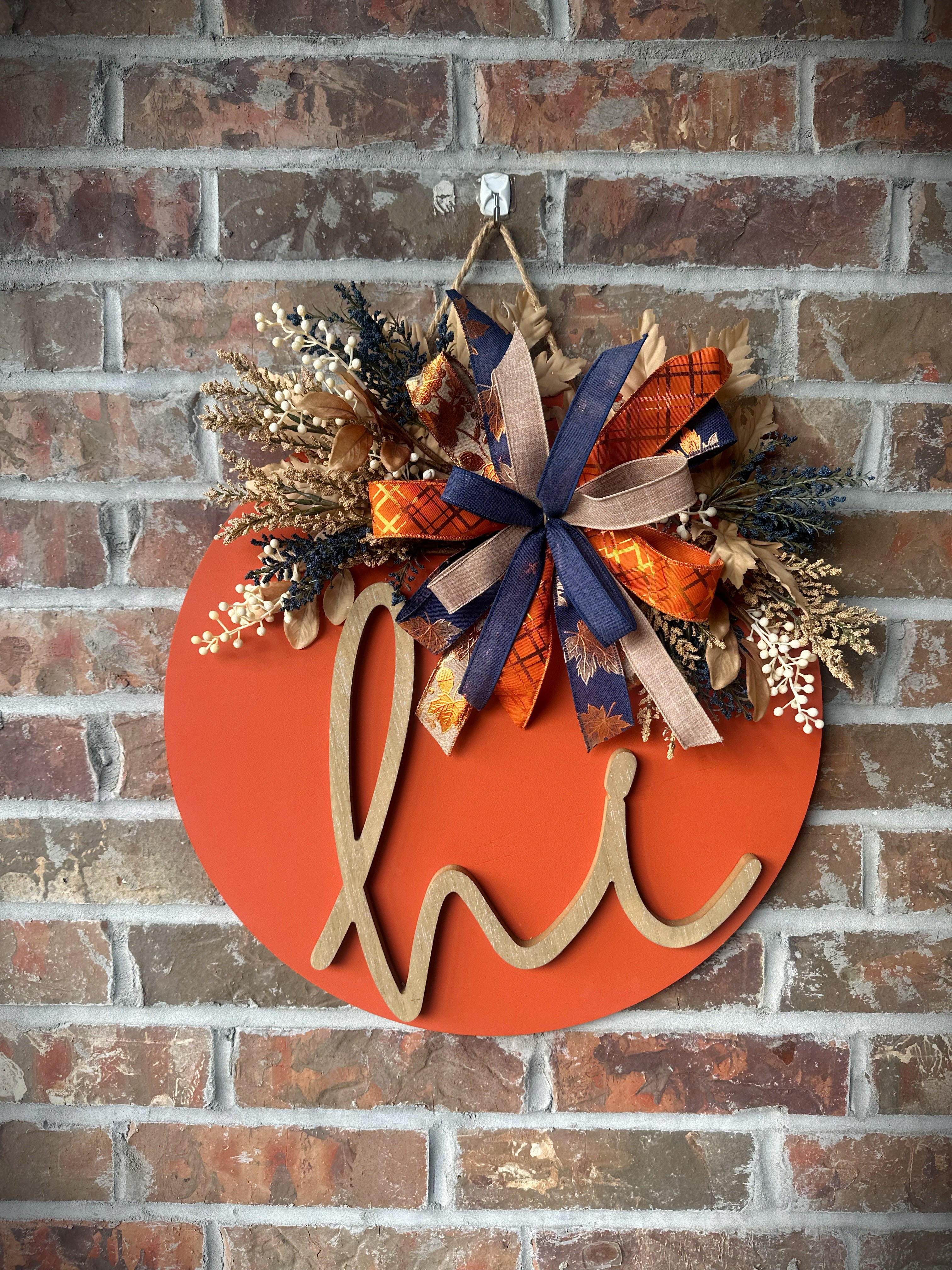 hi 3D door hanger fall