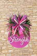 Fall Breast Cancer Awareness Door Hangers 🎀