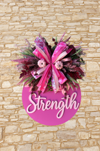 Fall Breast Cancer Awareness Door Hangers 🎀