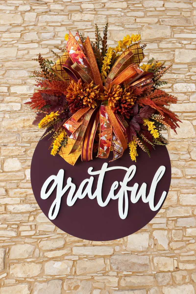 Fall Grateful Door Hangers