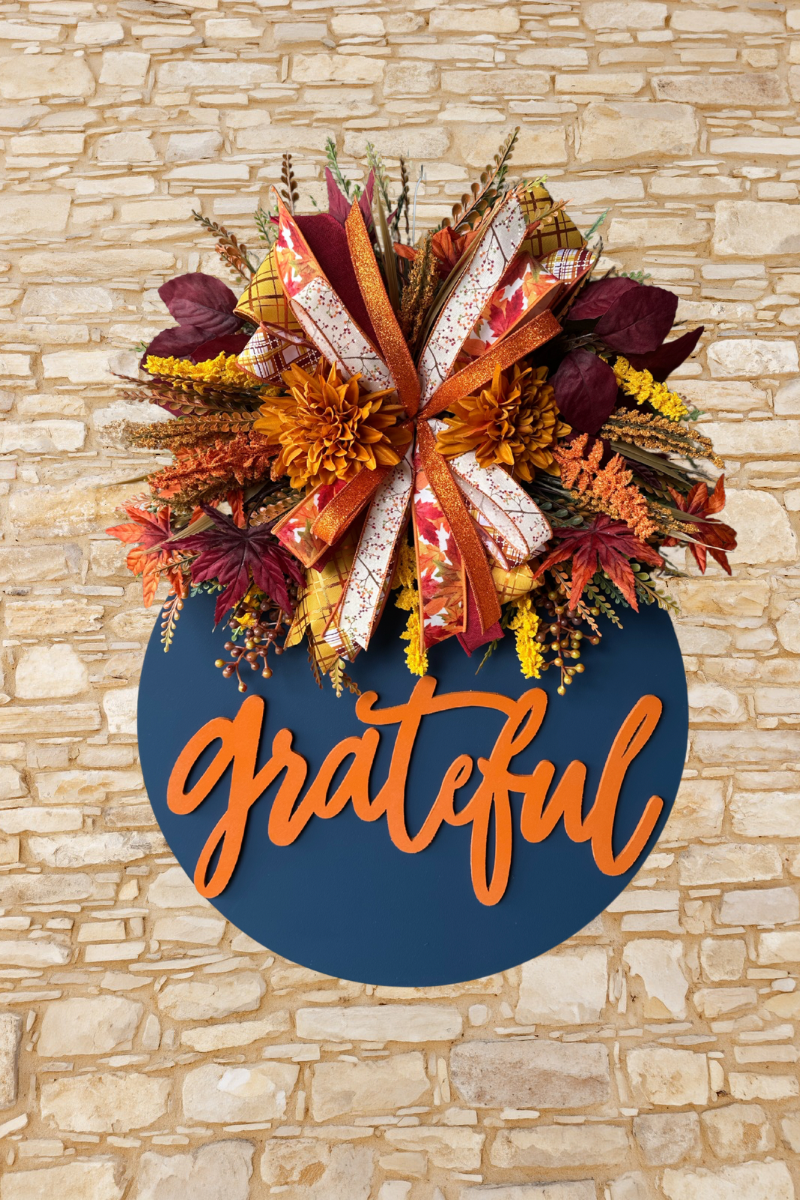 Fall Grateful Door Hangers