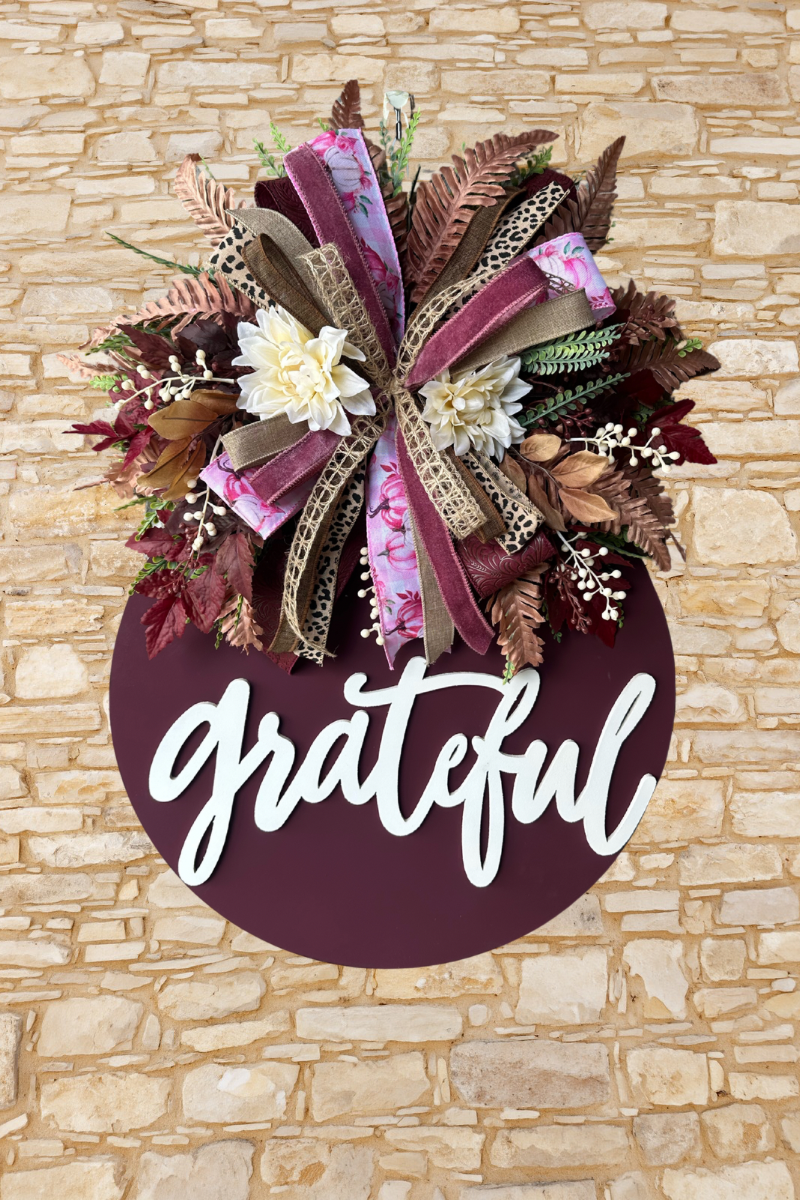 Fall Grateful Door Hangers