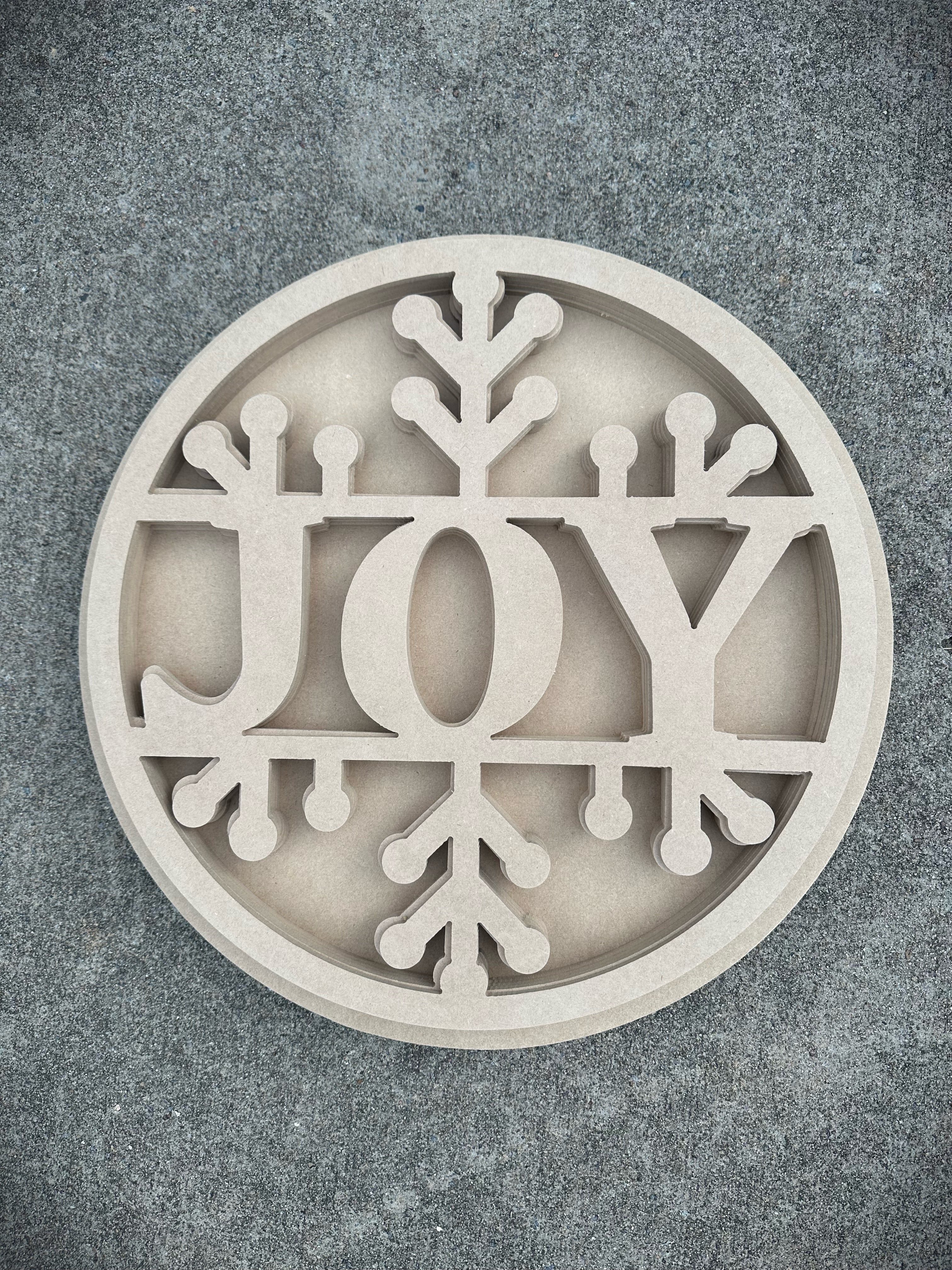 5 Circle and JOY Door Hanger DIY Sets