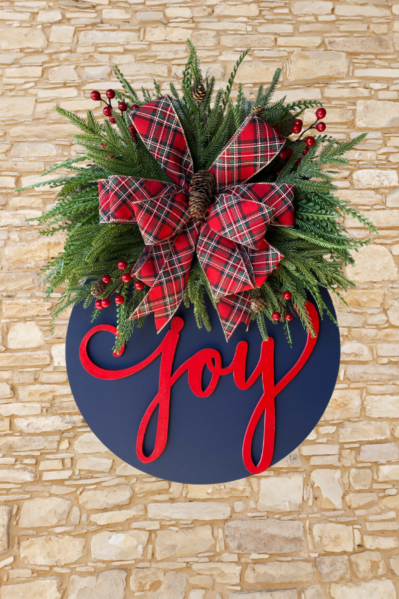 Christmas Joy 3-D Door Hanger