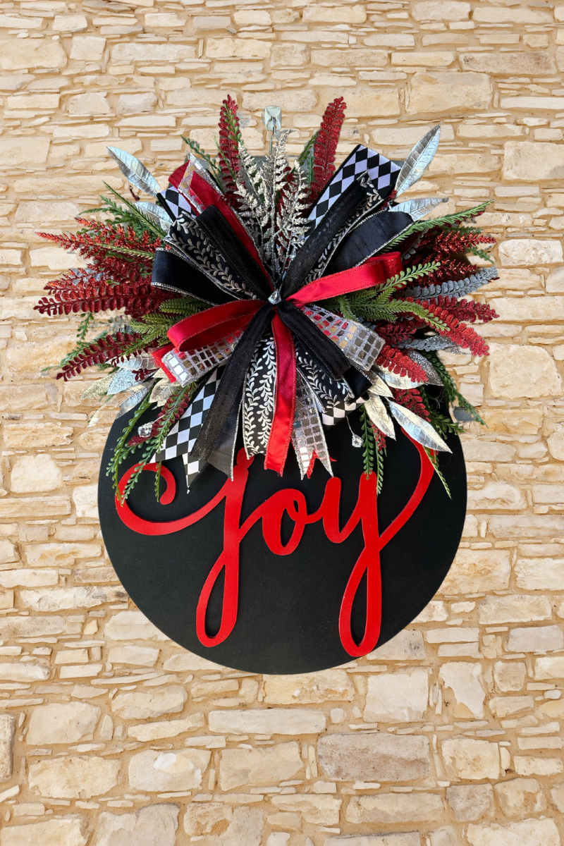 Christmas Joy 3-D Door Hanger