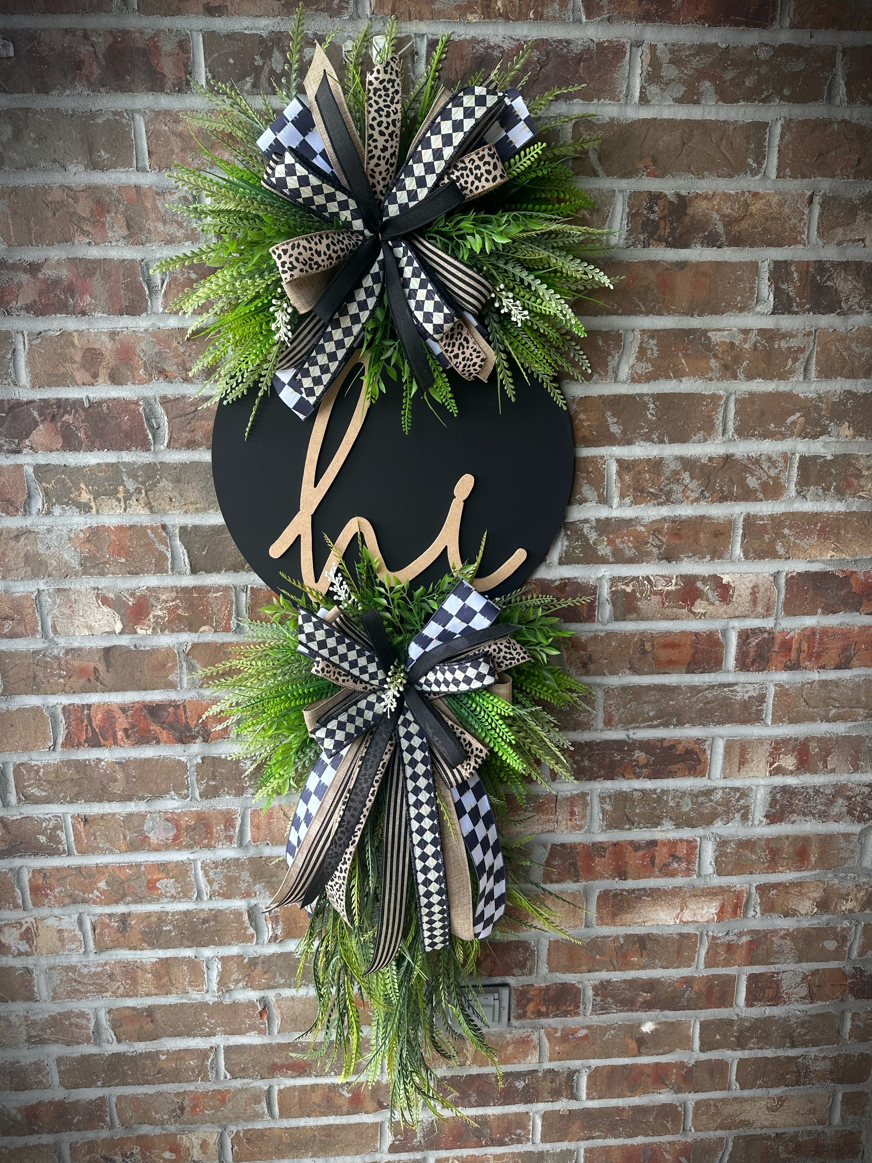 Black Luxury Hi Wreath