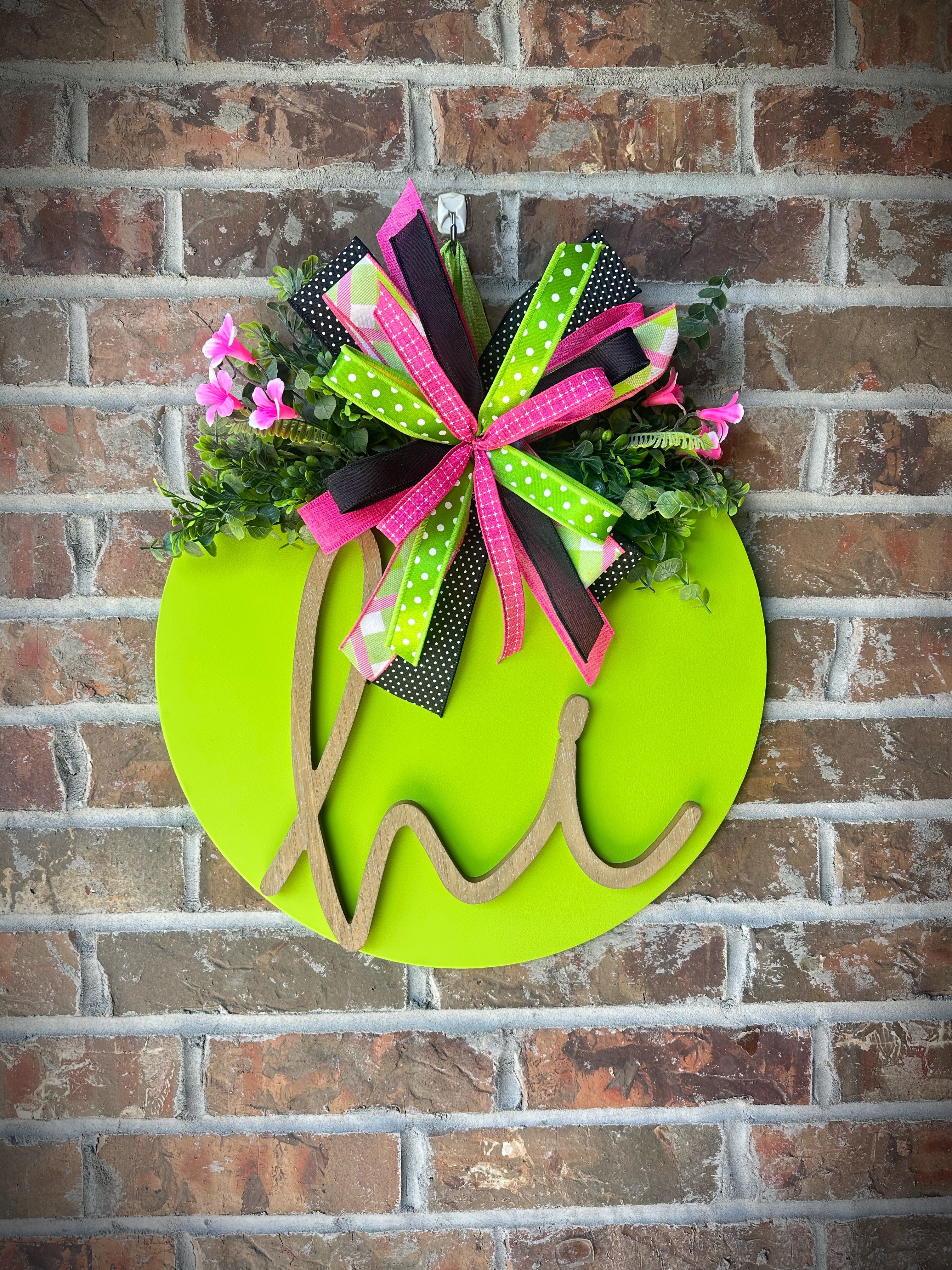 Lime 3d hi door hanger