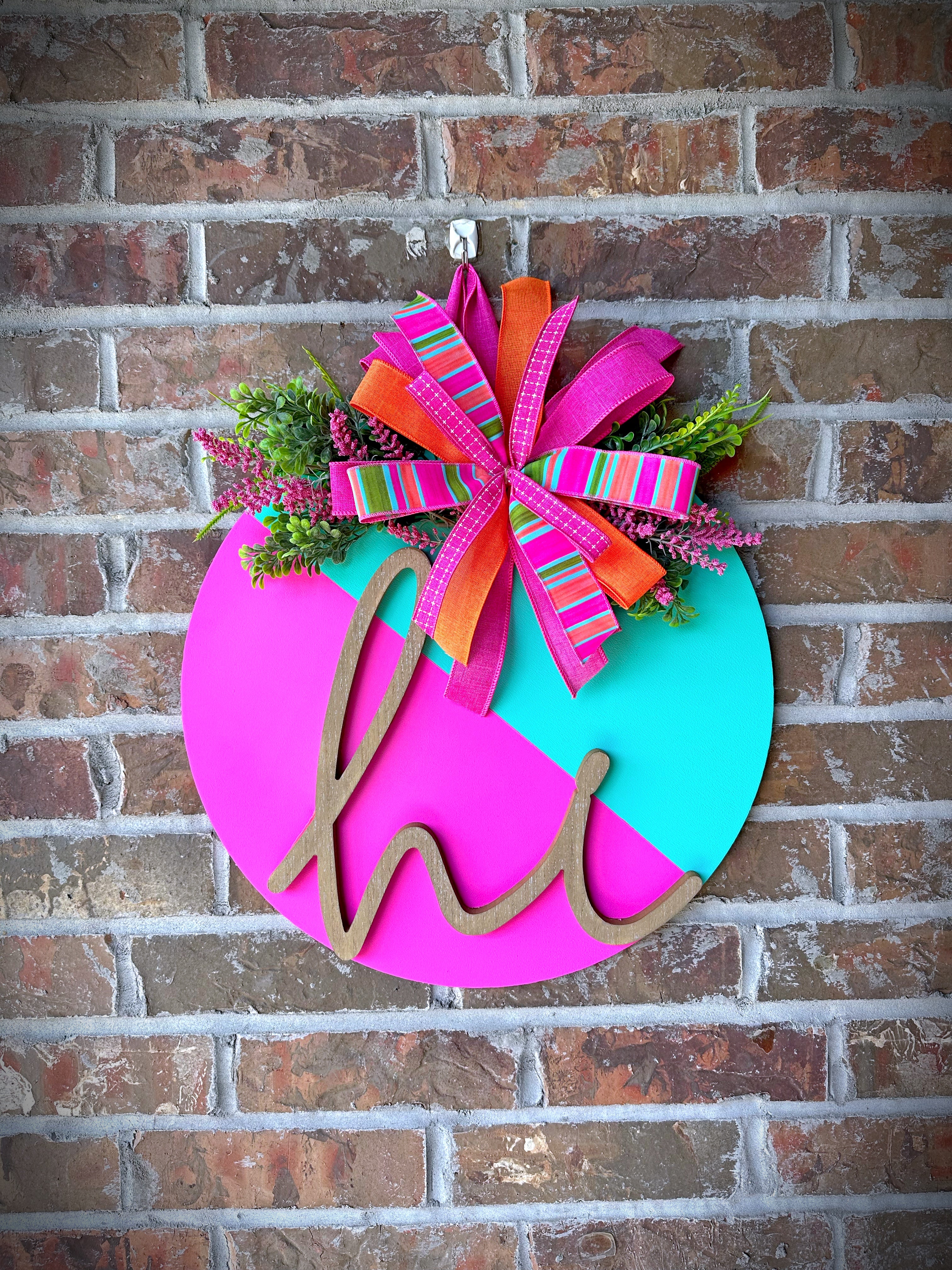Color Pop Hi door hanger