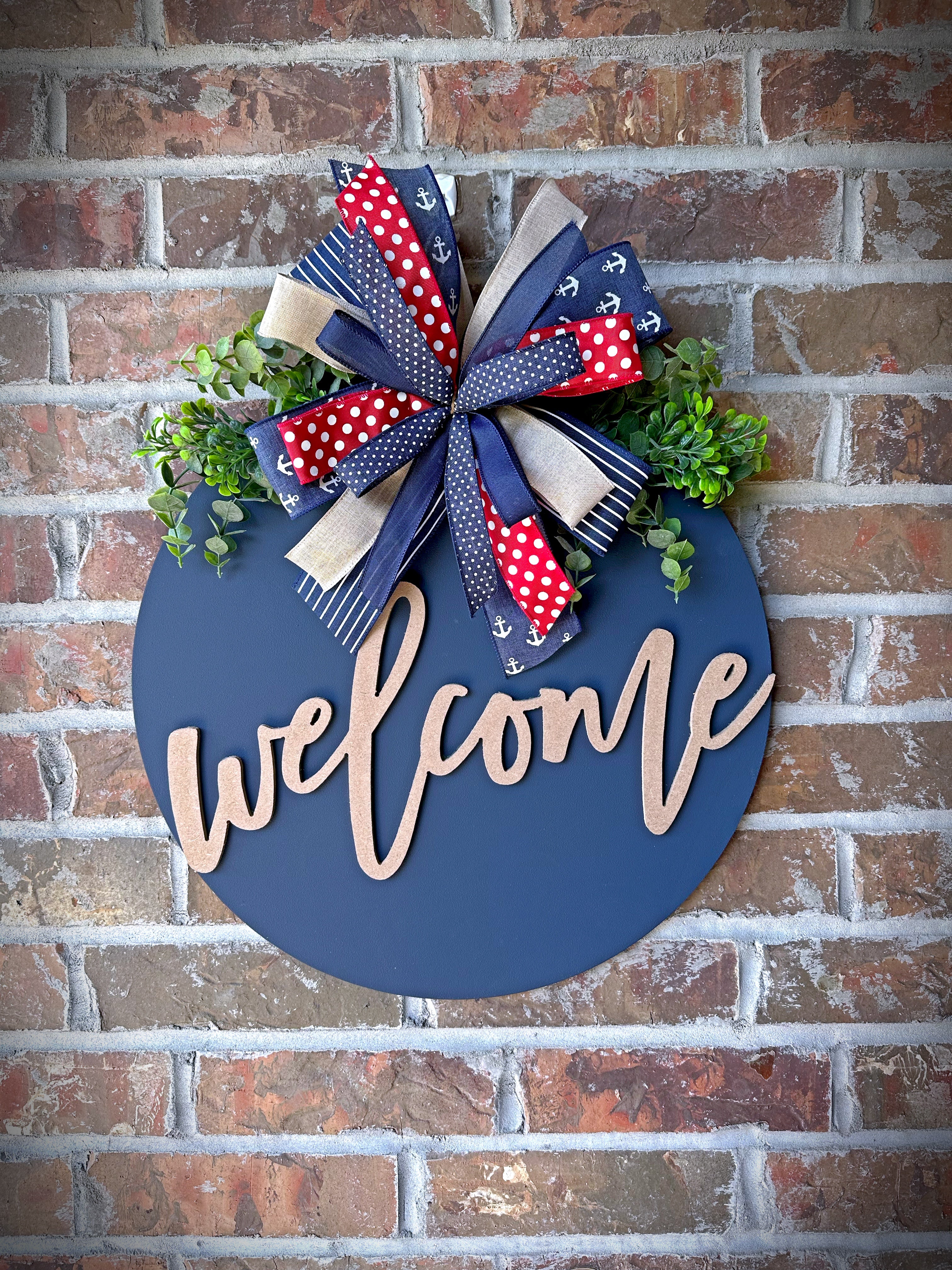 Nautical Welcome Door Hanger