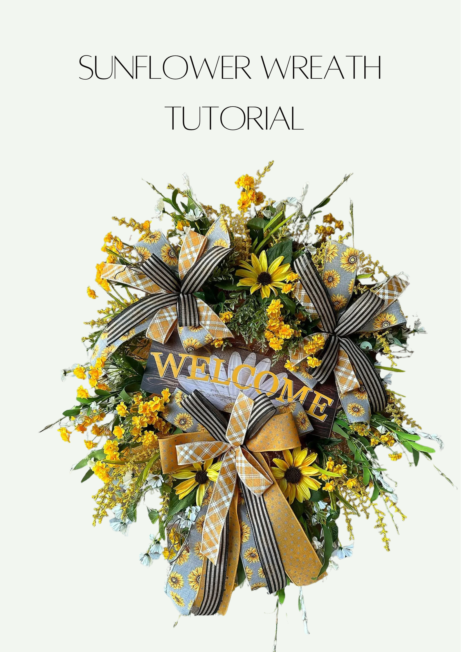 Sunflower Wreath Tutorial