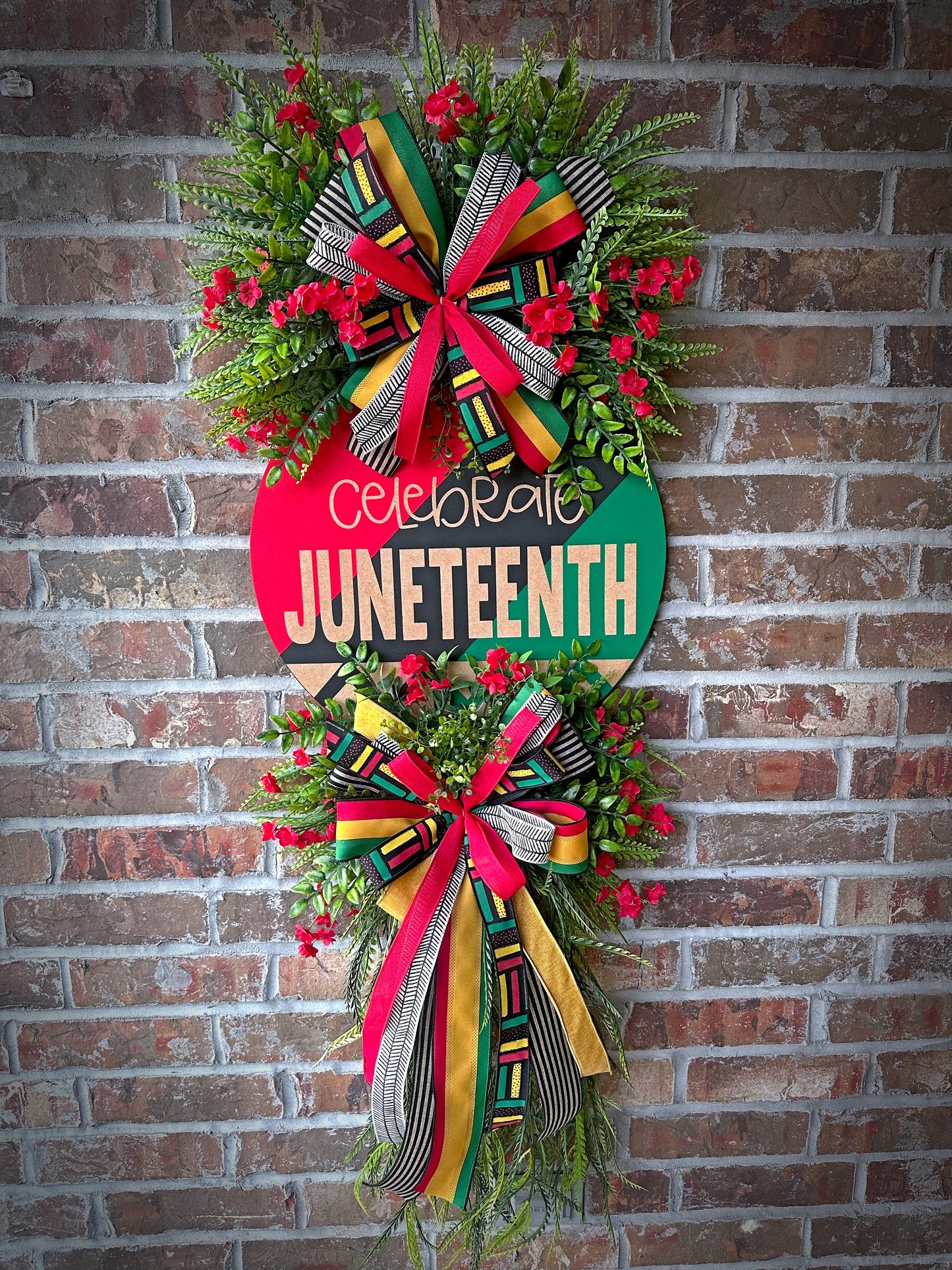 Celebrate Juneteenth Boldly Wreath
