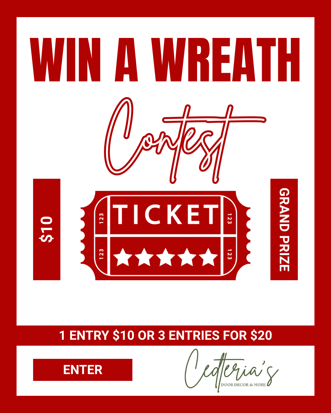 Win A Wreath Contest