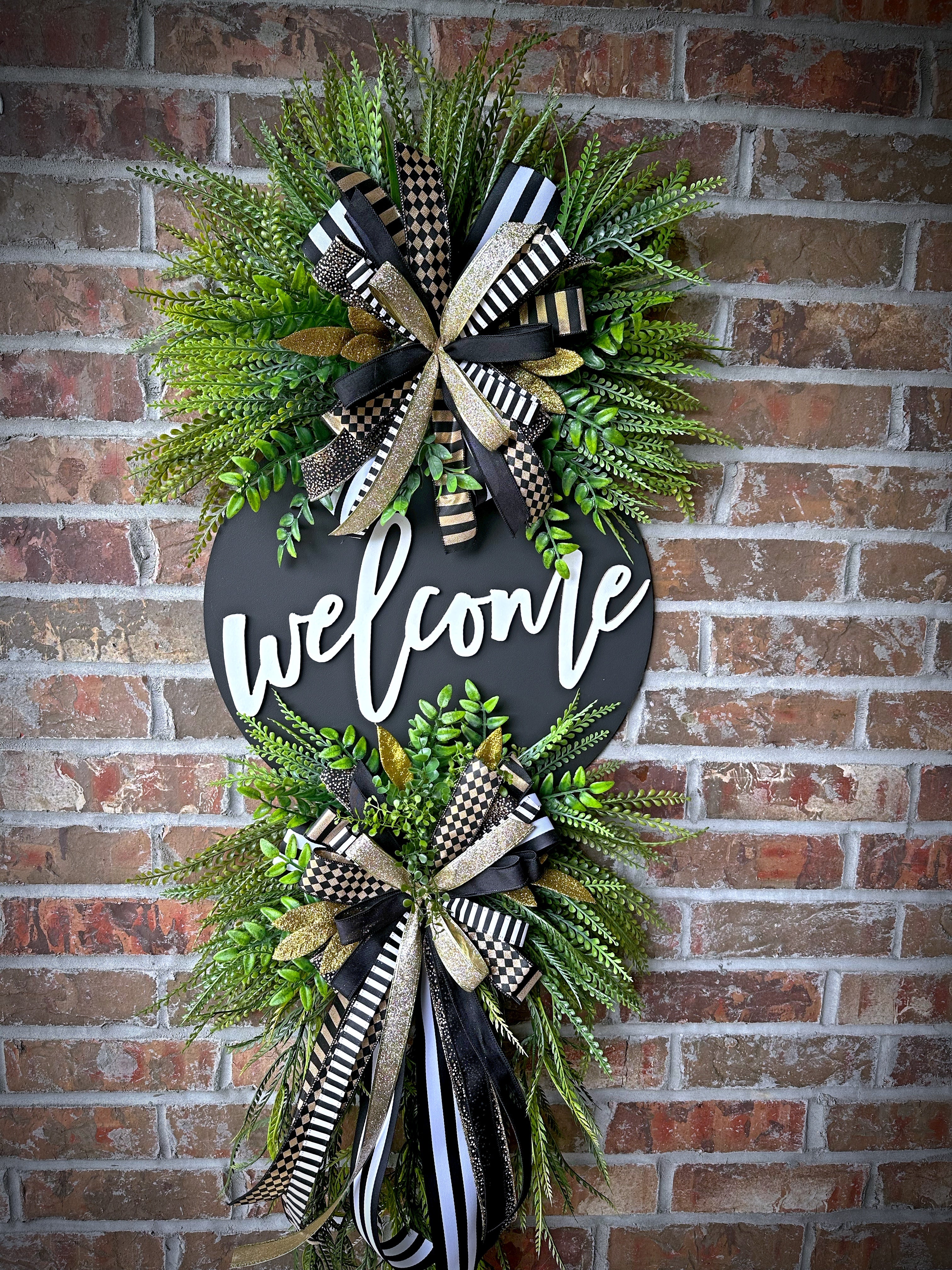 Elegant Glam 3D Welcome Wreath
