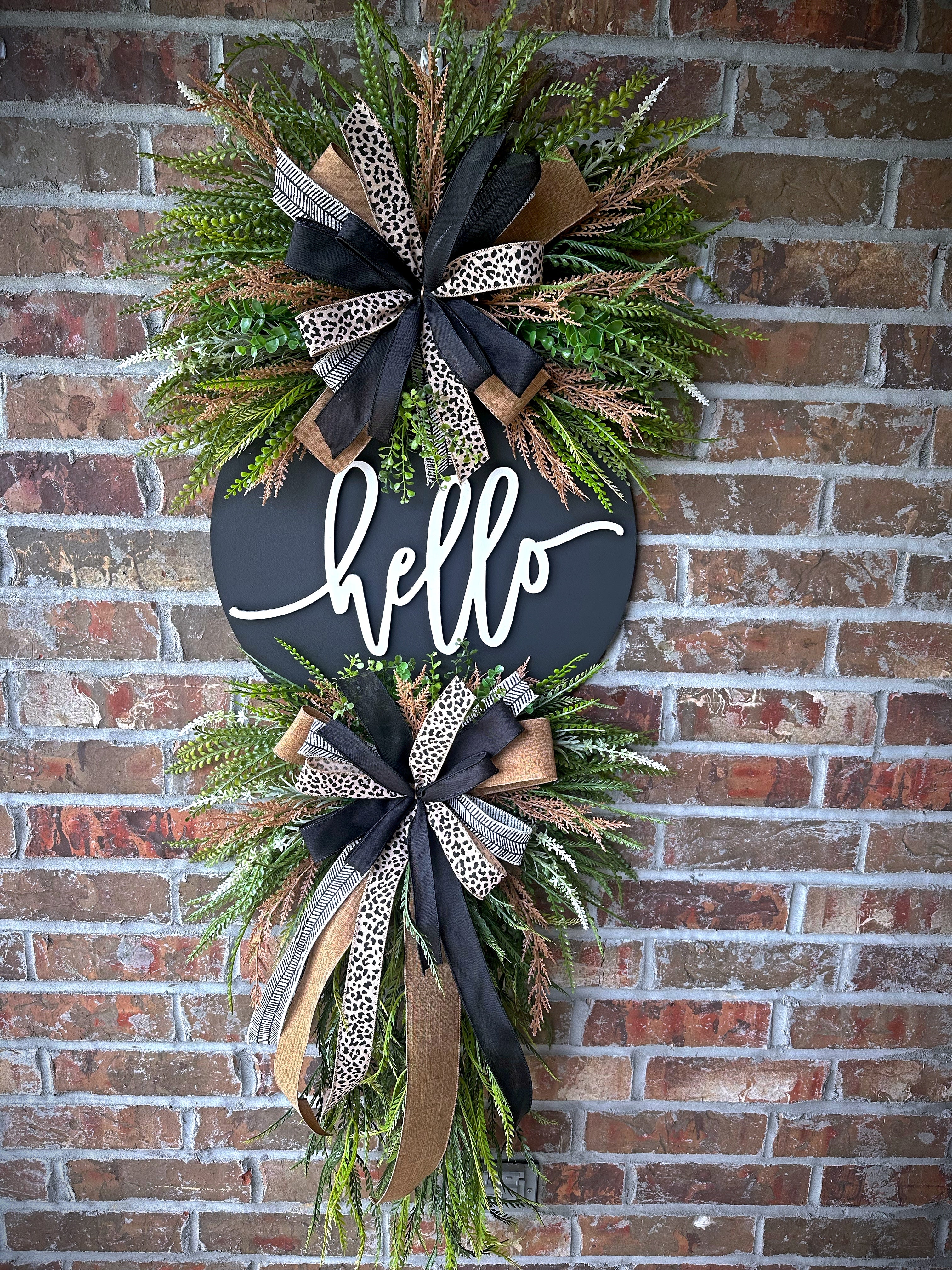 Wild & Warm Hello Wreath