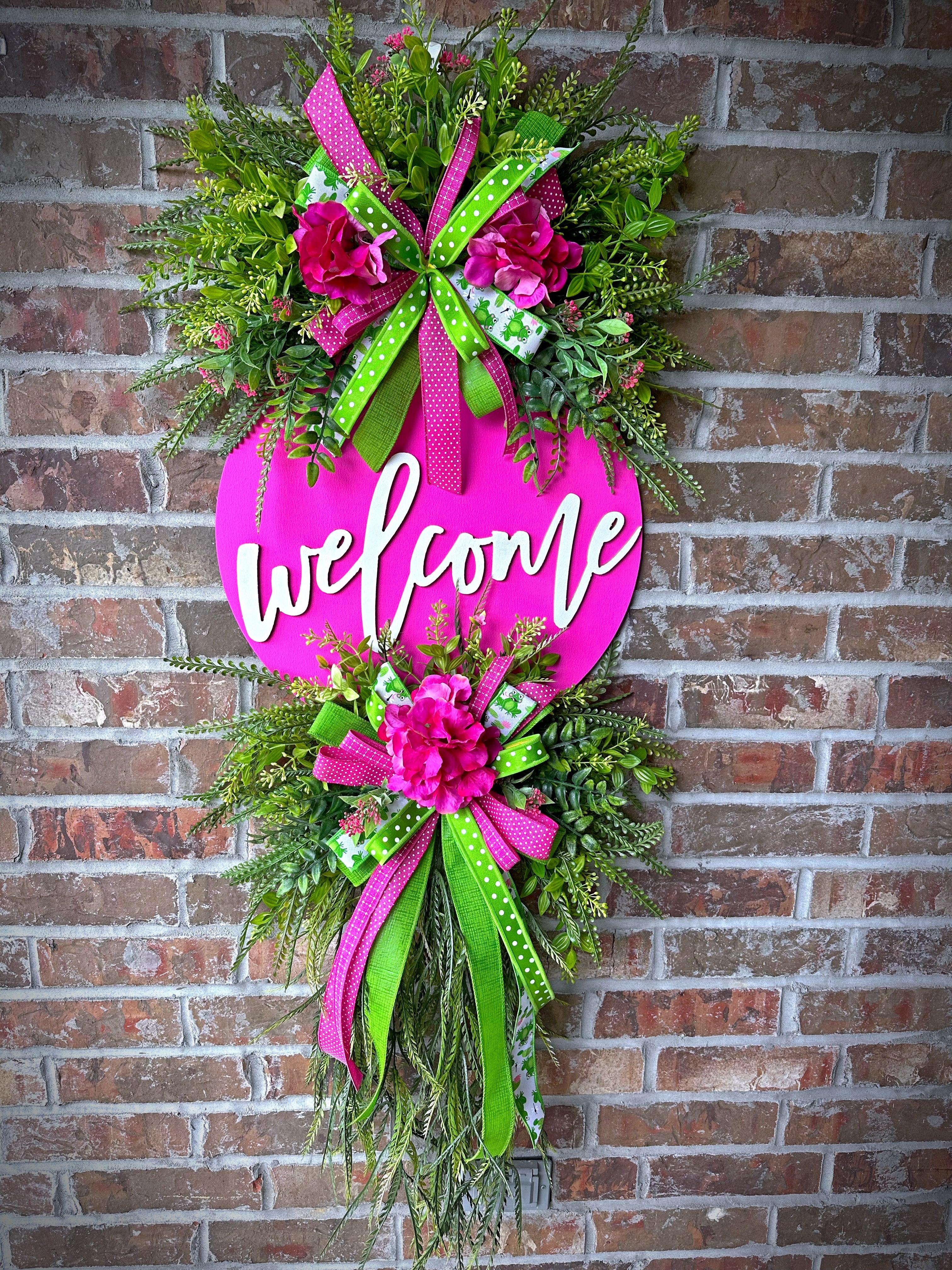 Welcome with a Pop 3D wreath