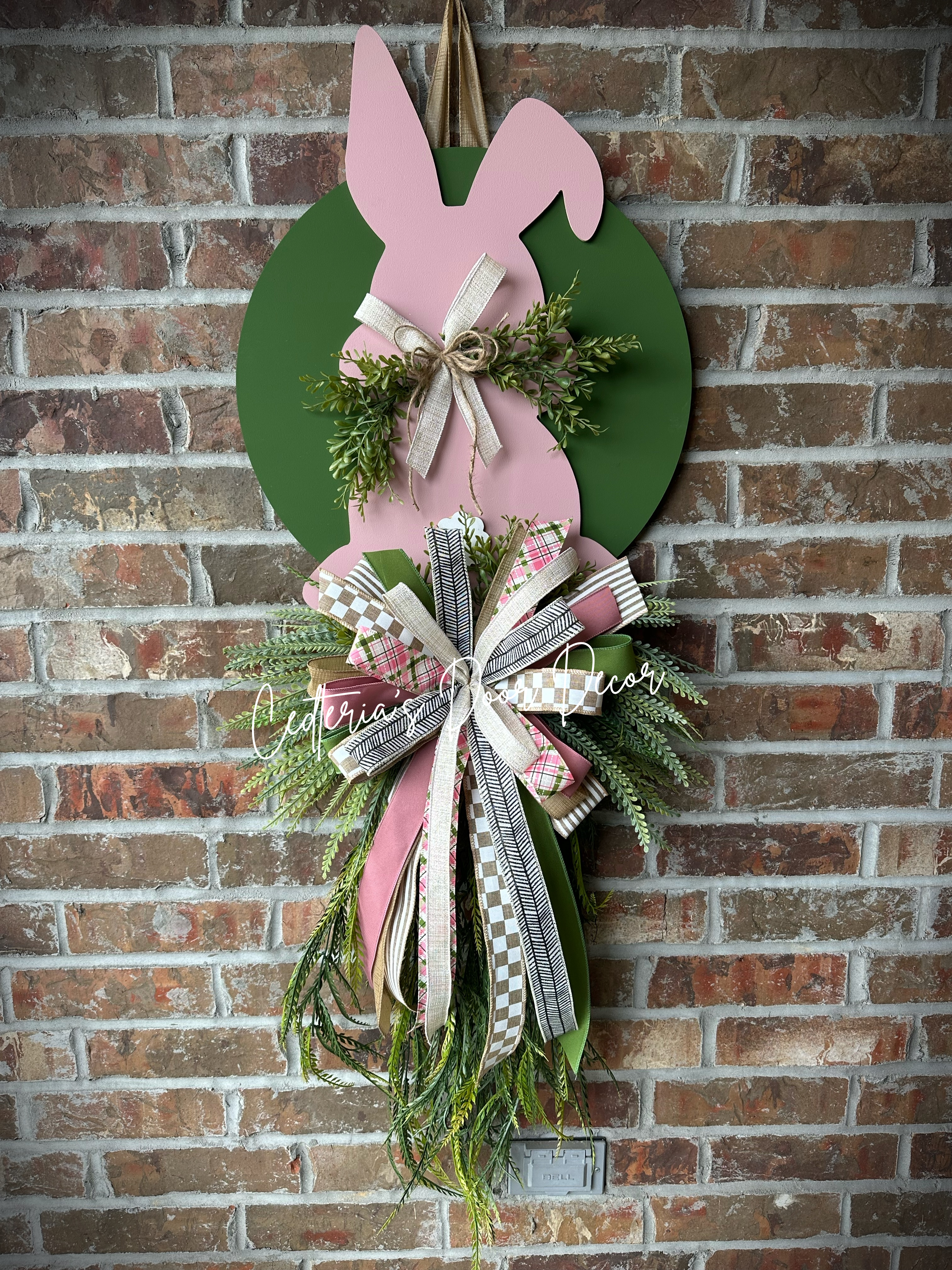 Blush Bunny Door Hanger